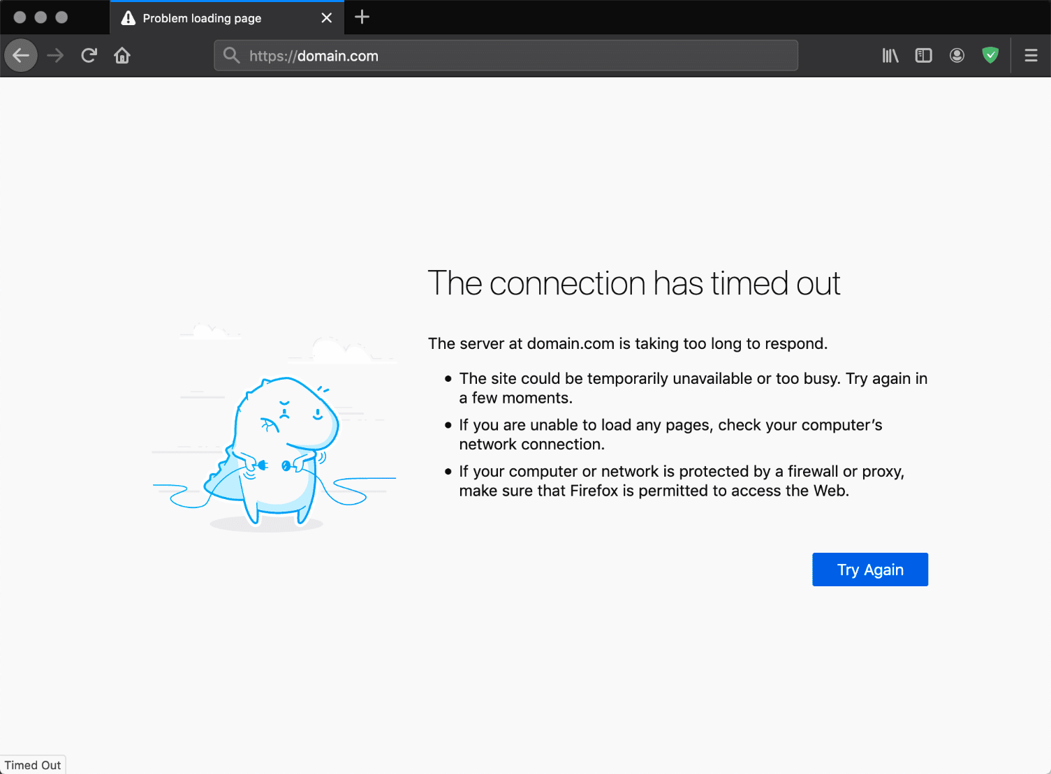 connection timed out